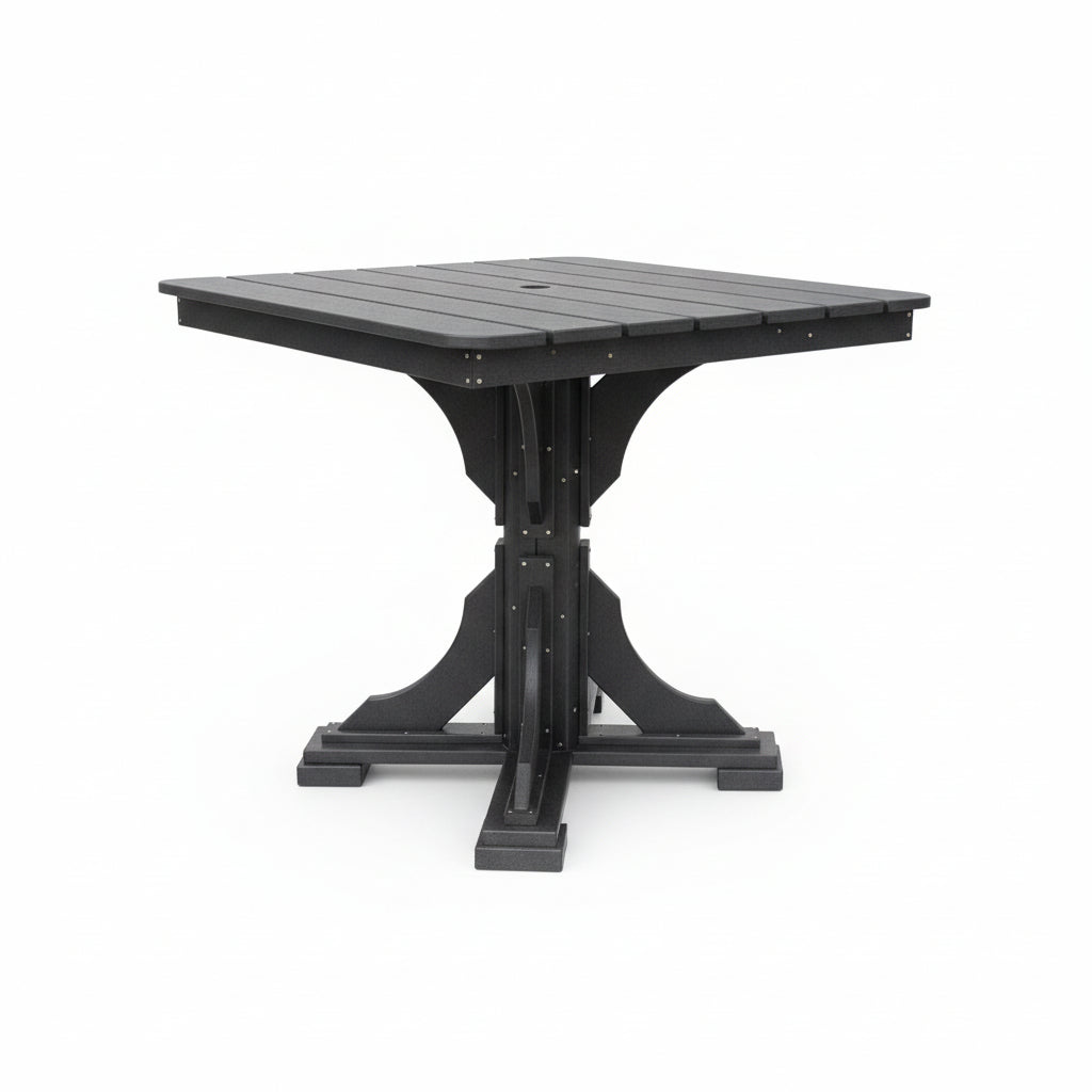 Black square Outdoor Table