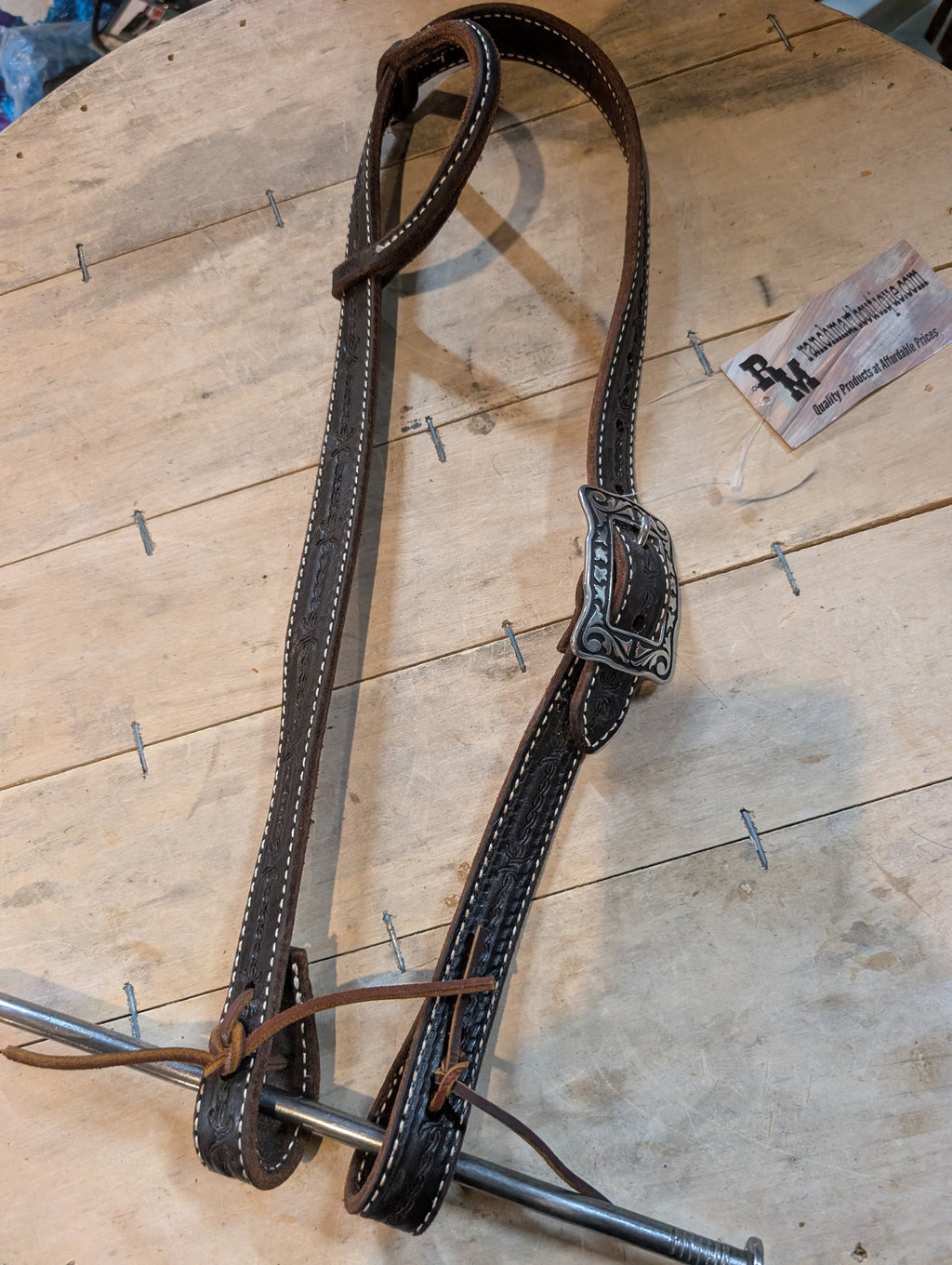 Belt style One ear headstall square buckle