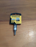 Stanley T25 Torx bit on a wooden surface