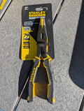 precision needle nose pliers Stanley tool close up