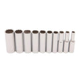 1/4"deep socket set by stanley with a white background