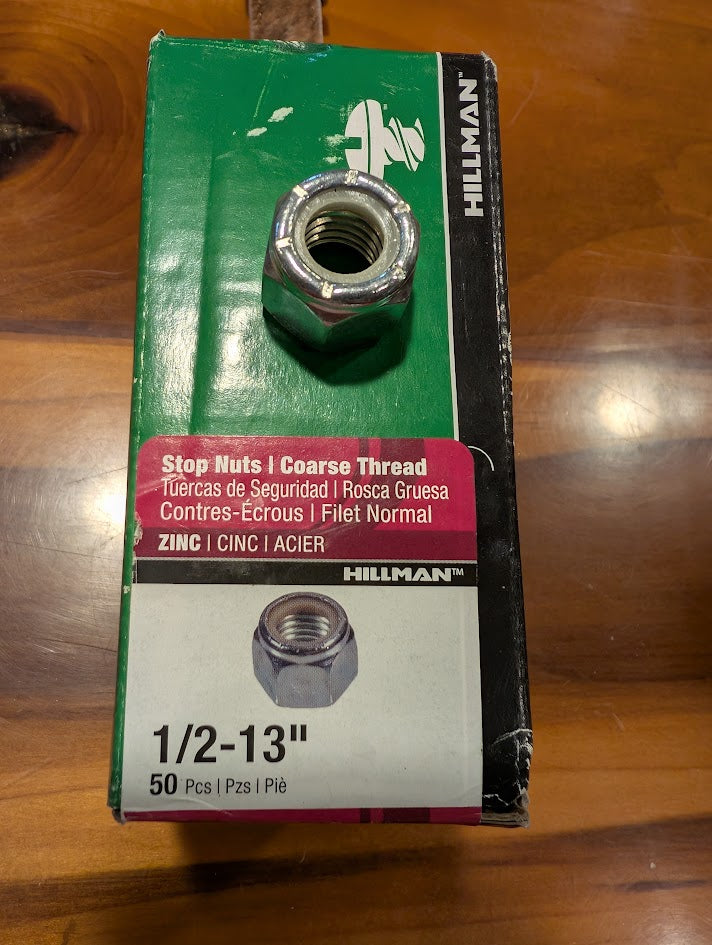 Hillman Stop Nuts Coarse Thread in the box 