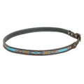 Turquoise hat band 
