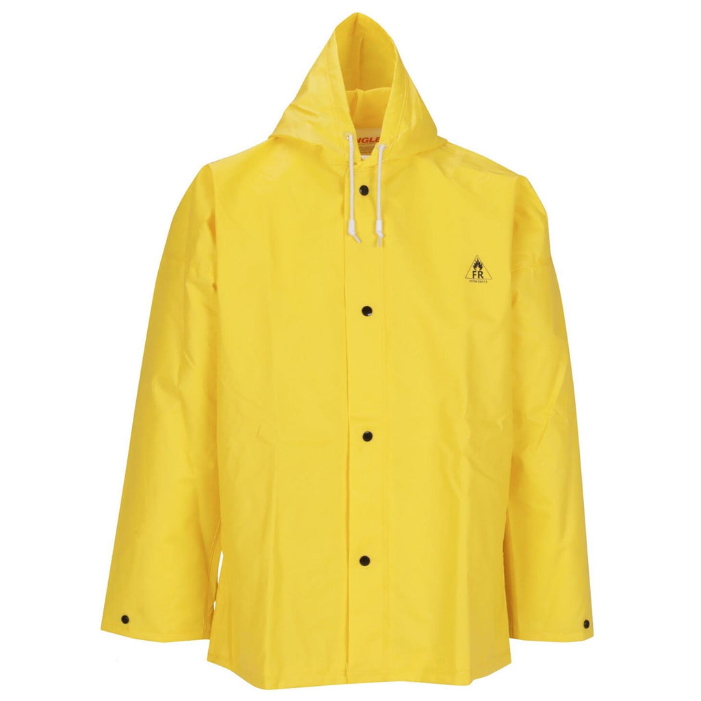 Front view of Tingley raincoat