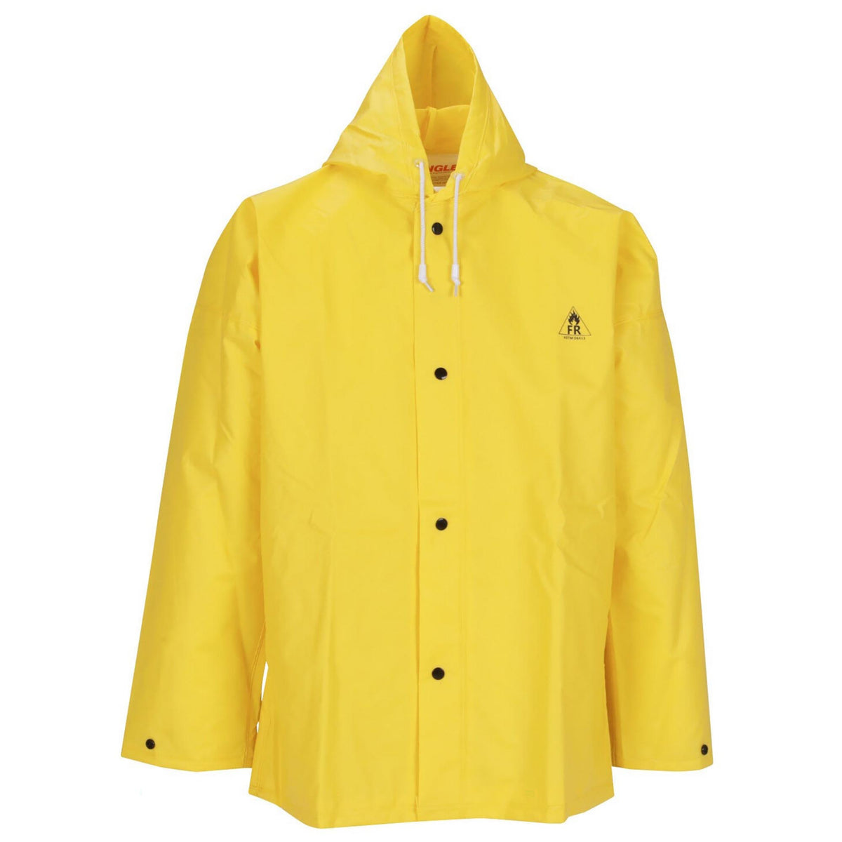 Front view of Tingley raincoat