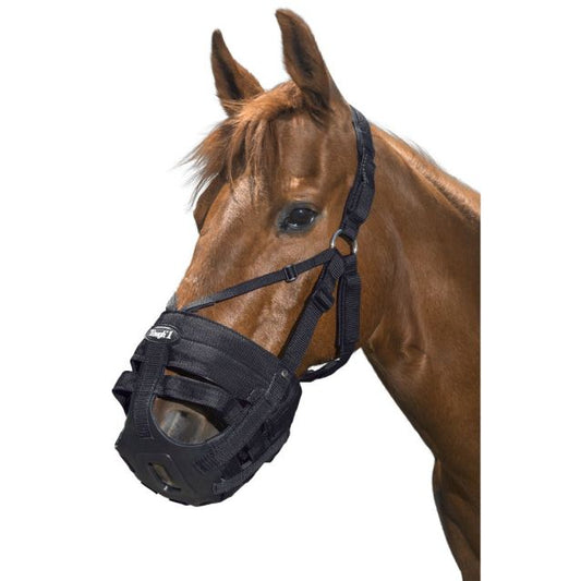 Tough1 Deluxe Easy Breathe V-Nose Grazing Muzzle - Yearling