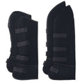 Set of 4 black shipping boots with velcro