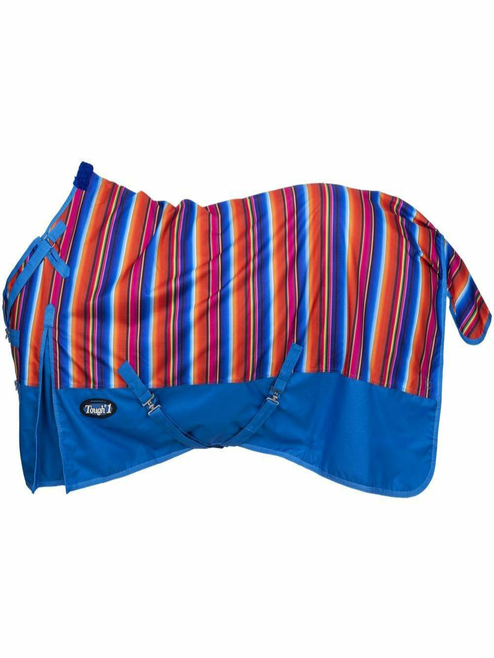  breathable lightweight turnout sheet with tail cover and elastic leg straps.