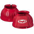 Tough 1 Heavy Duty Turnout Bell Boots with ribbed rubber design and double Velcro straps