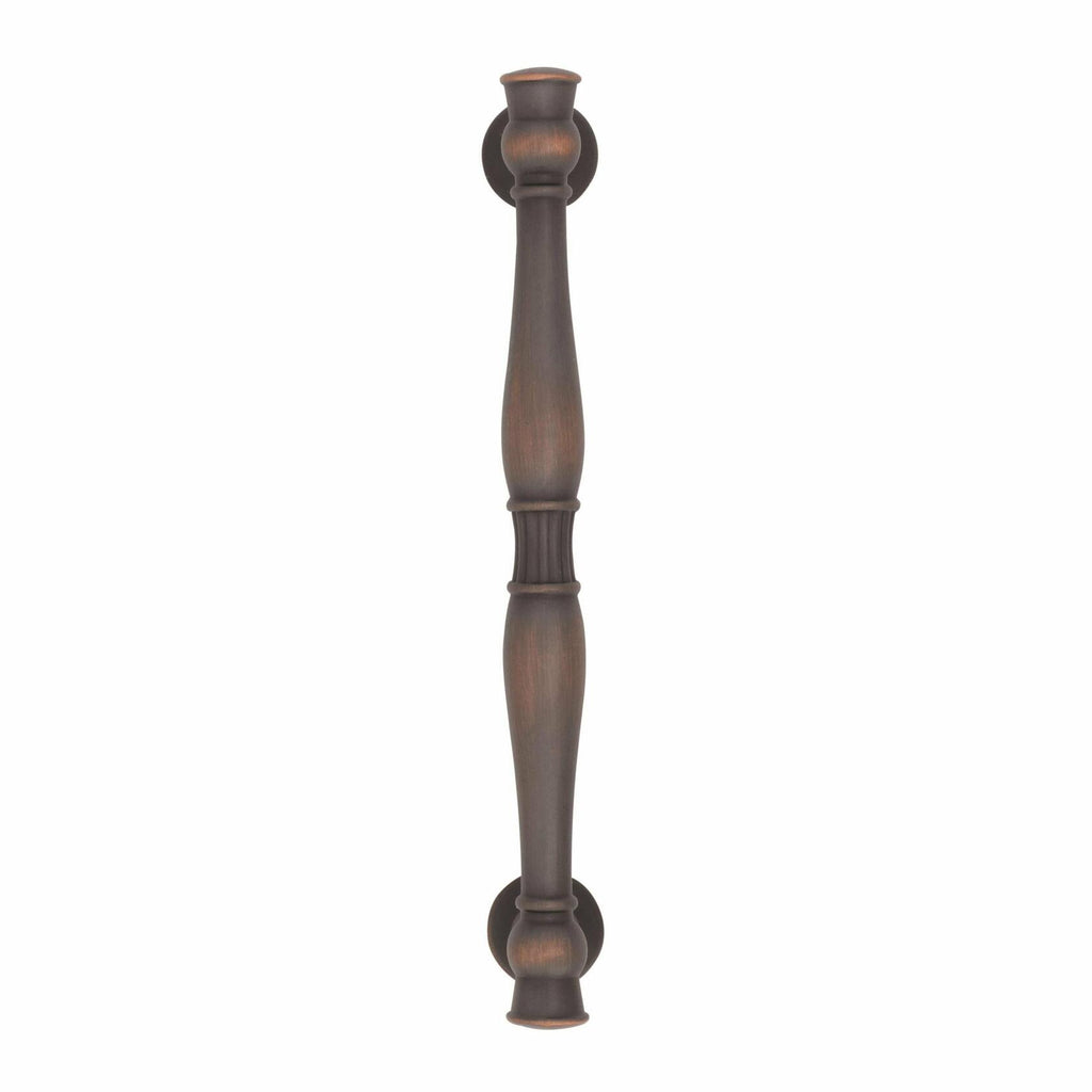 Bronze cabinet pull upright position
