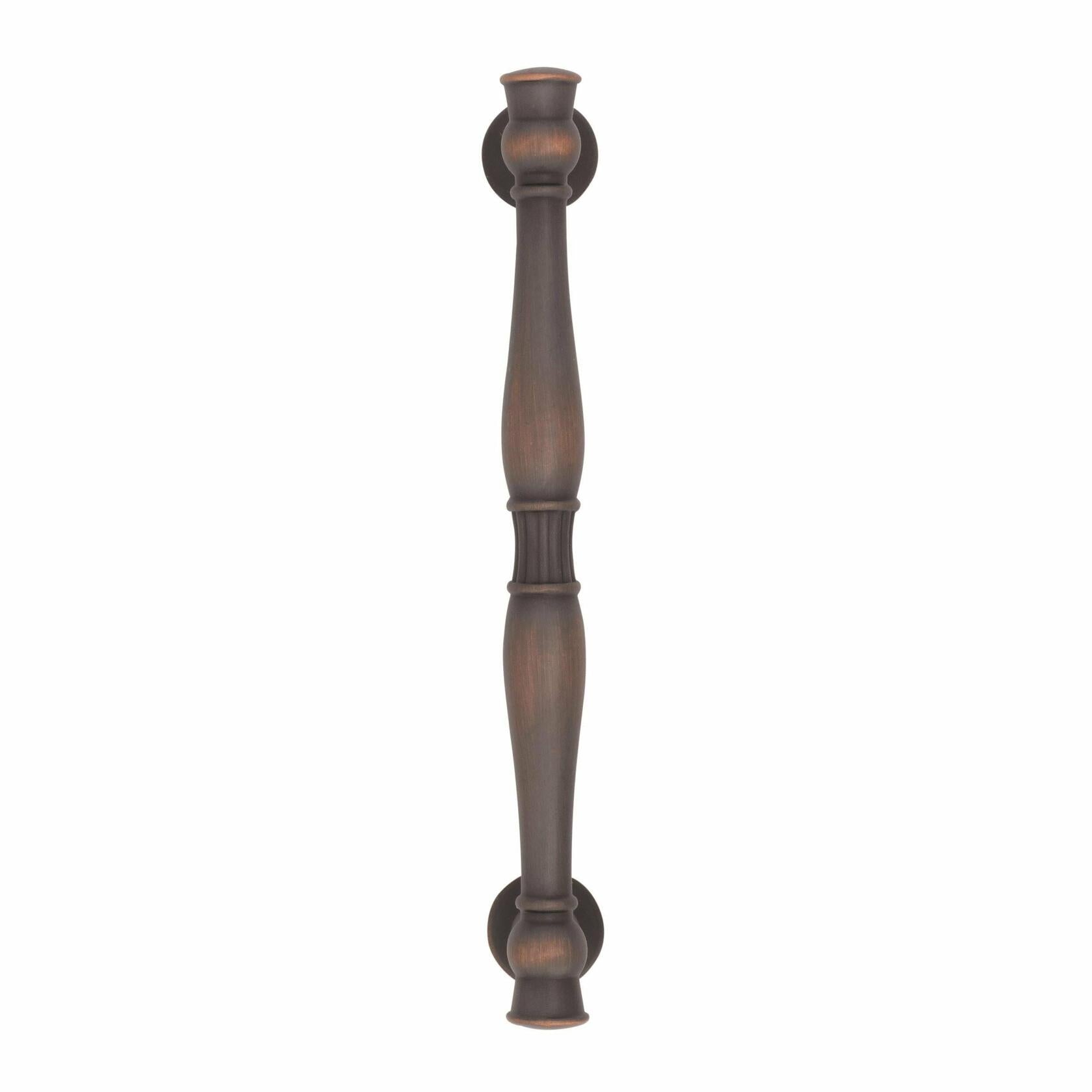 Bronze cabinet pull upright position