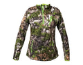 Treezyn Women’s Early SEEZYN VIXZYN 1/4 Zip Hunting Pullover with Hood, Thumbholes, and Storage Pockets