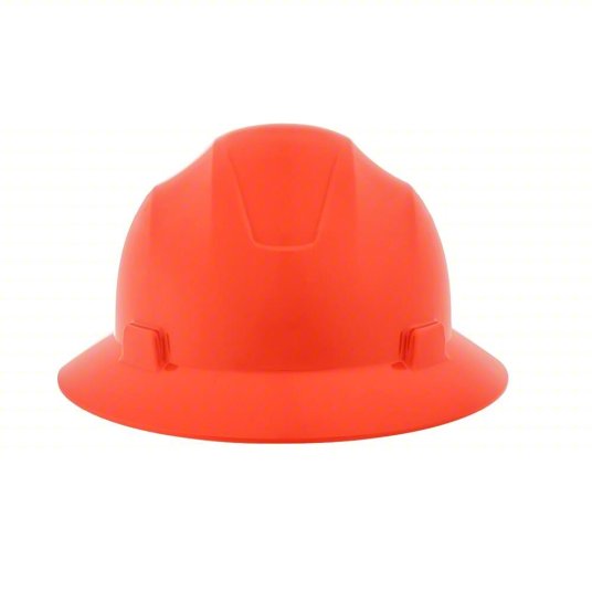 Front view of Type 1 Hard Hat Orange