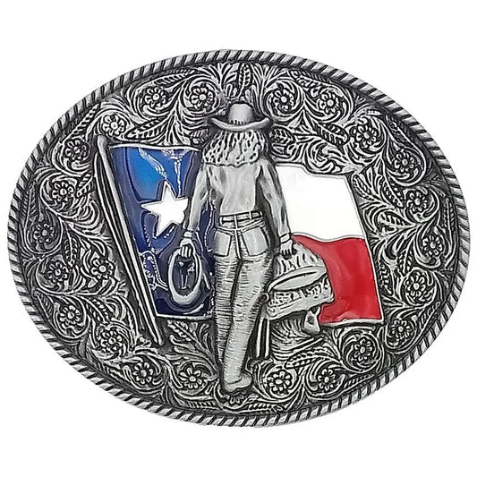 Western Texas Girl Belt Buckle