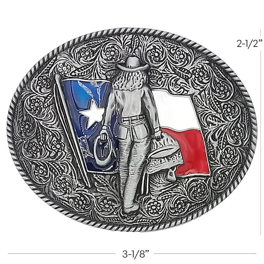 Western Texas Girl Belt Buckle