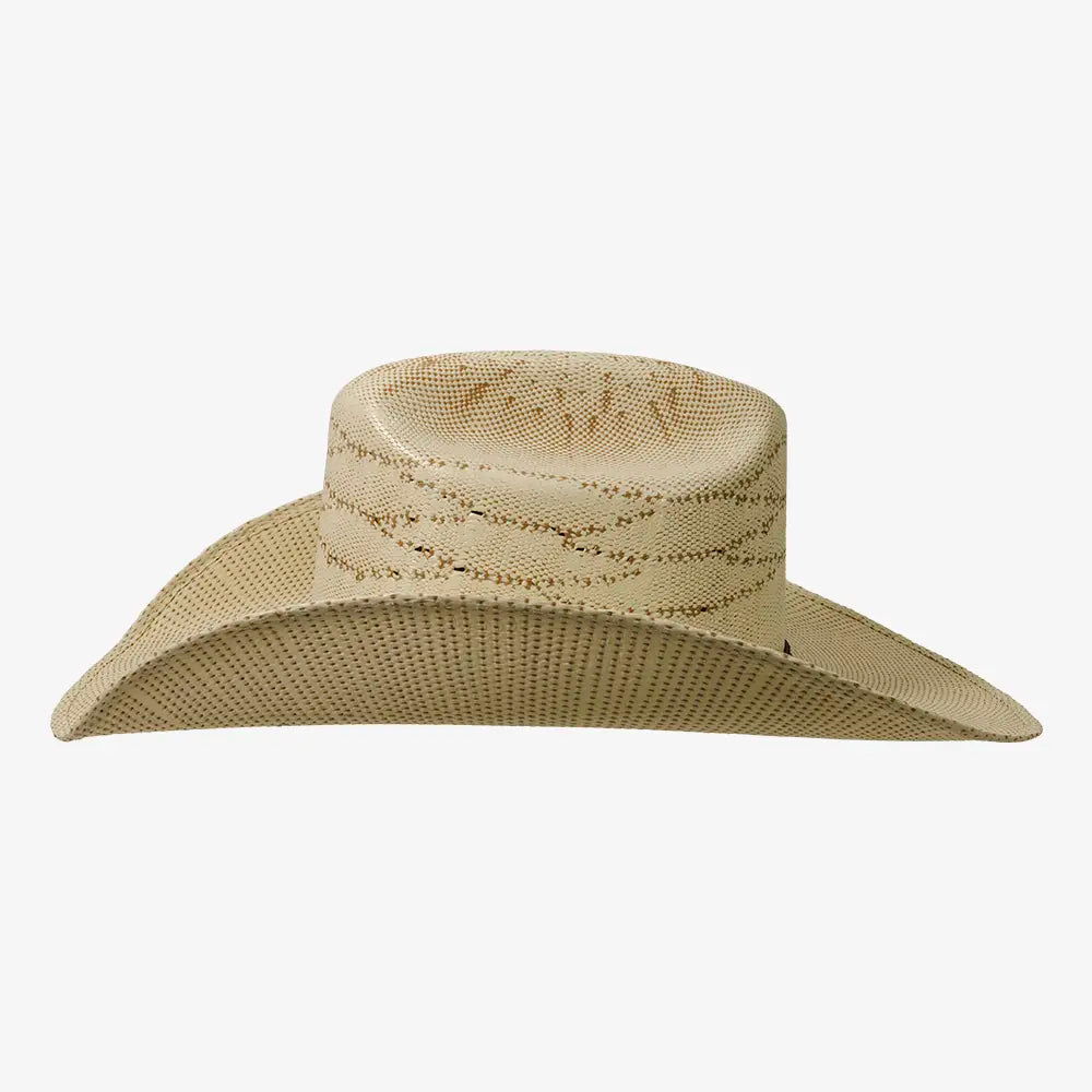 Side view of a Winslow Straw cowboy hat