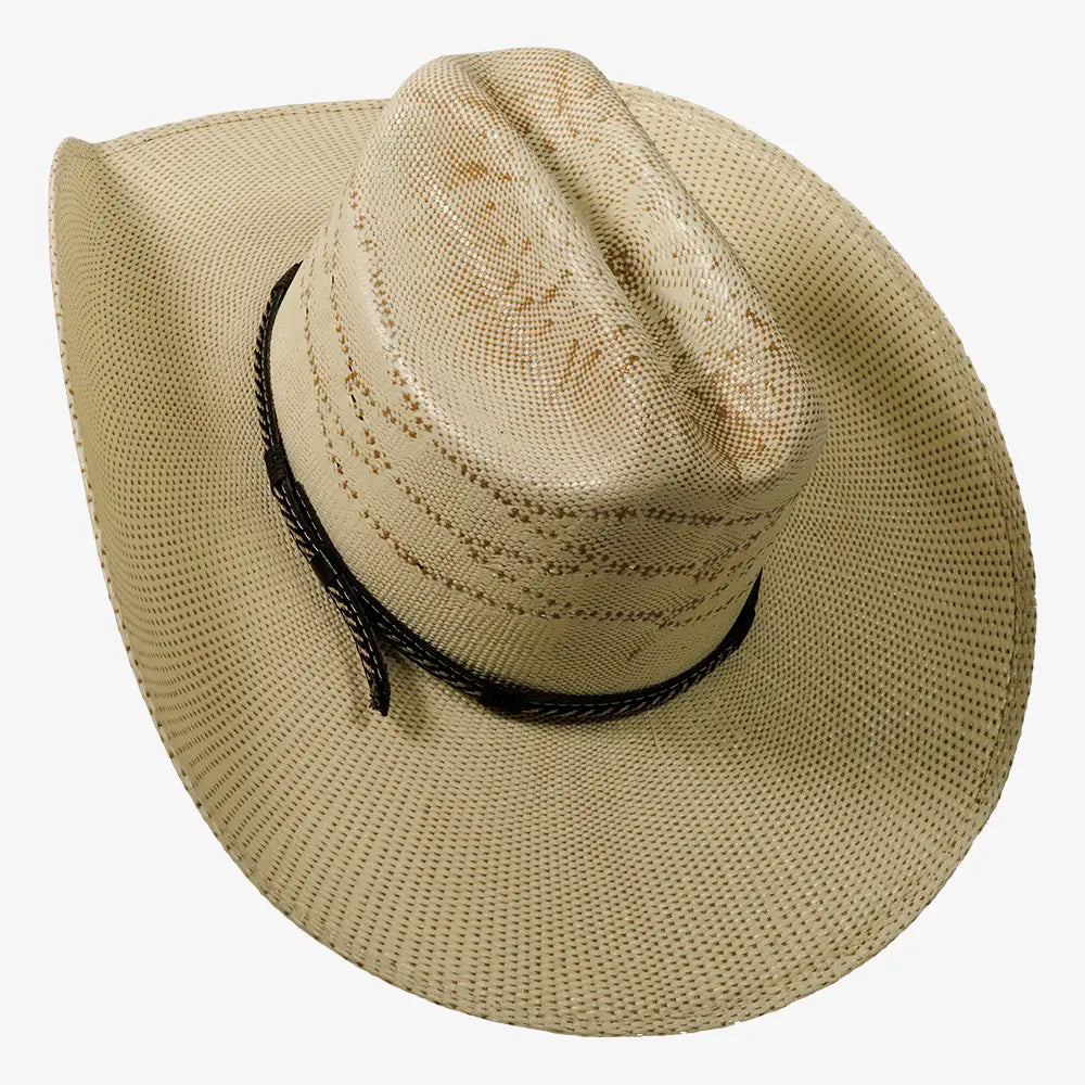 Ivory Winslow Large and XL cowboy hat top view.