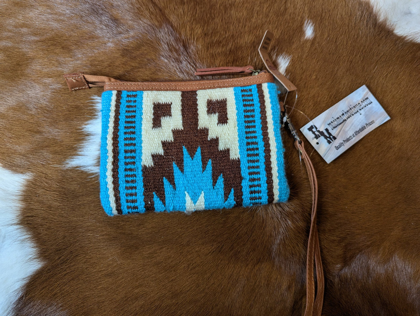 Saddle Blanket Wristlet pouch