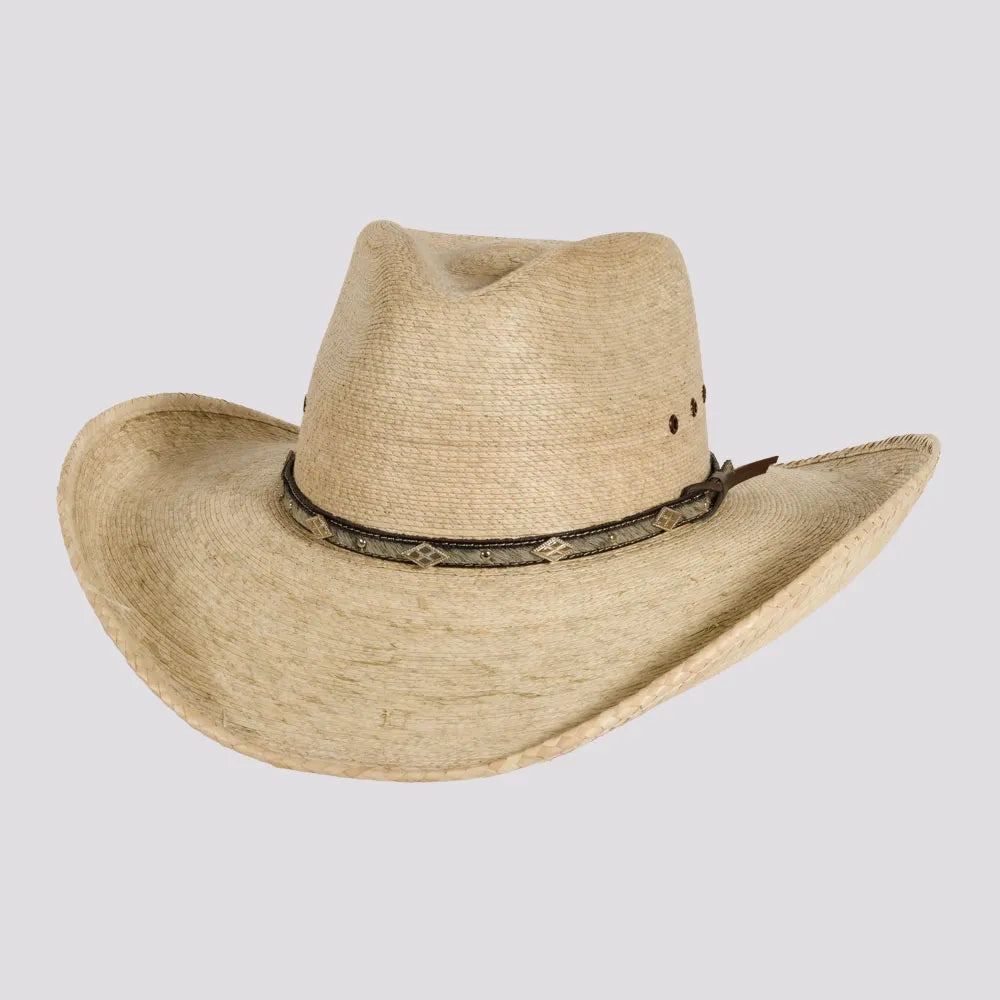 Wyatt Men's Fine Mexican Palm Tycoon Cowboy Hat- Medium