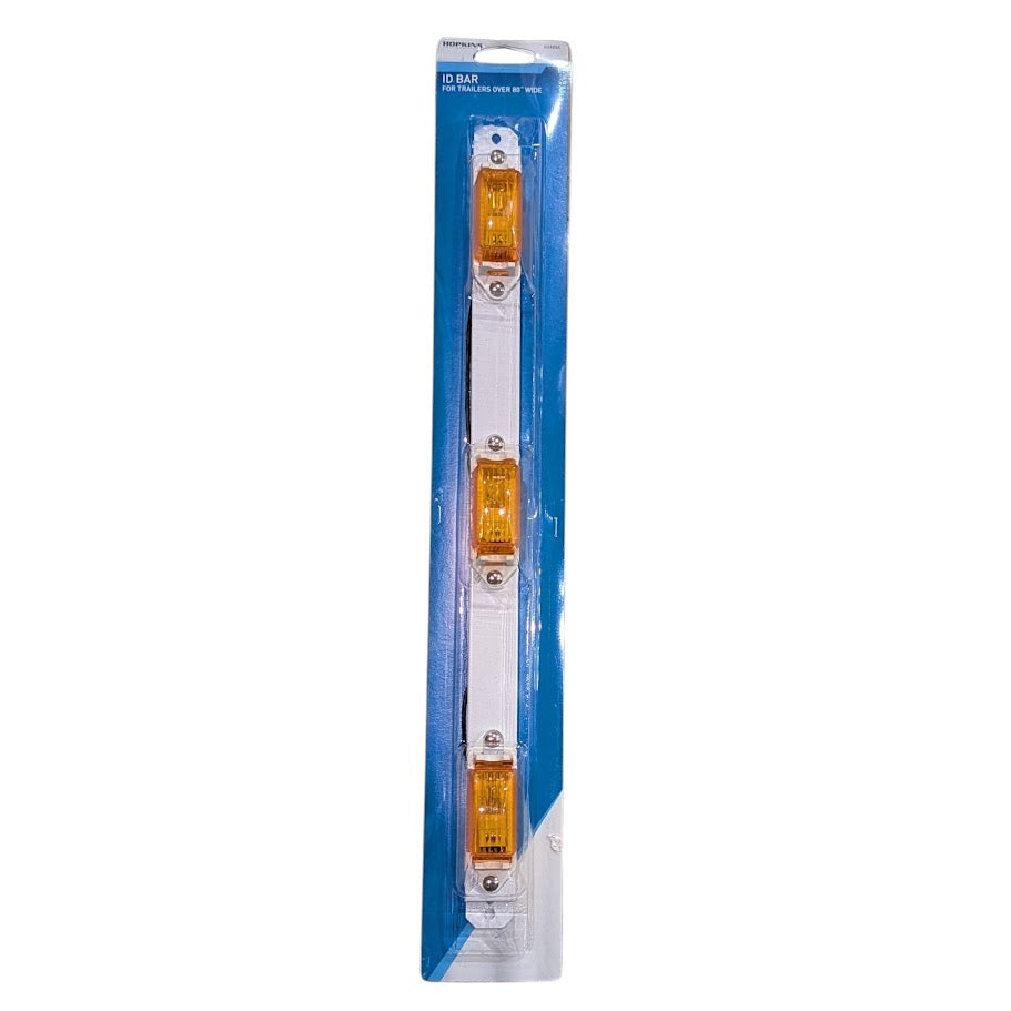 Hopkins 12V DC Submersible Amber Trailer Identification Light Bar (B3489A) in Retail Packaging