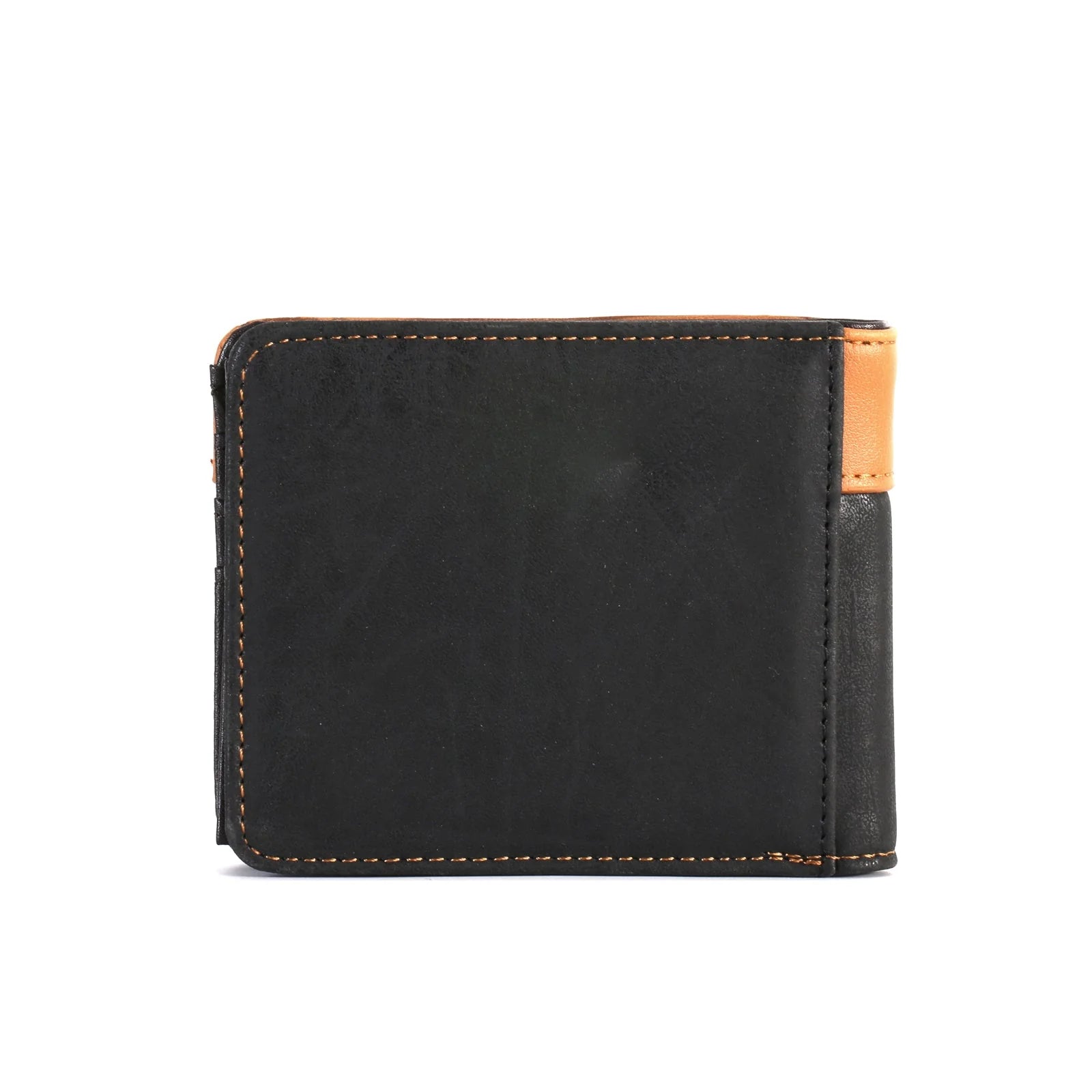 Men’s Western-Style Embossed Floral Leather-Look Wallet