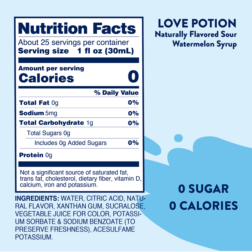 Sugar Free Sour Love Potion™ Syrup
