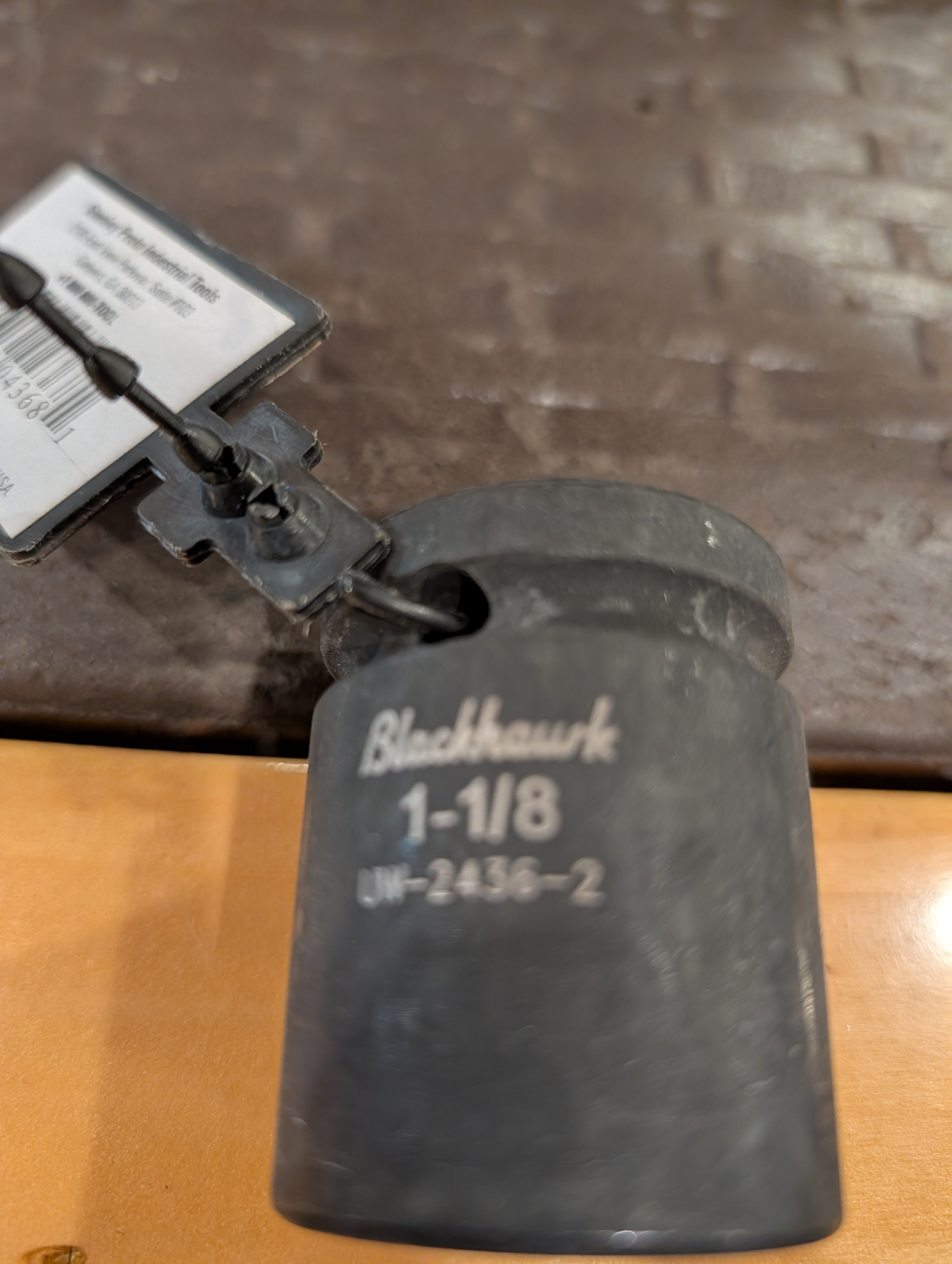 1-1/8in impact socket