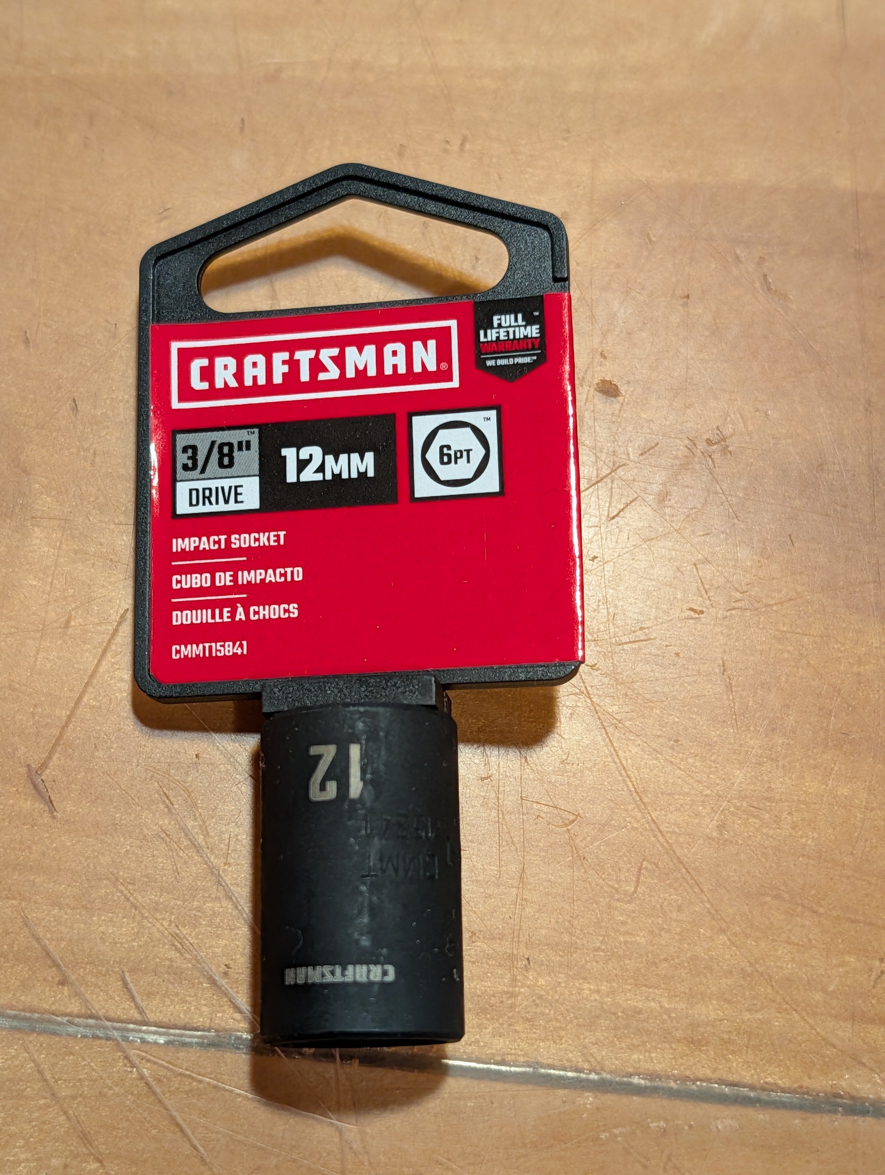 Craftsman impact socket 12mm 3/8" drive