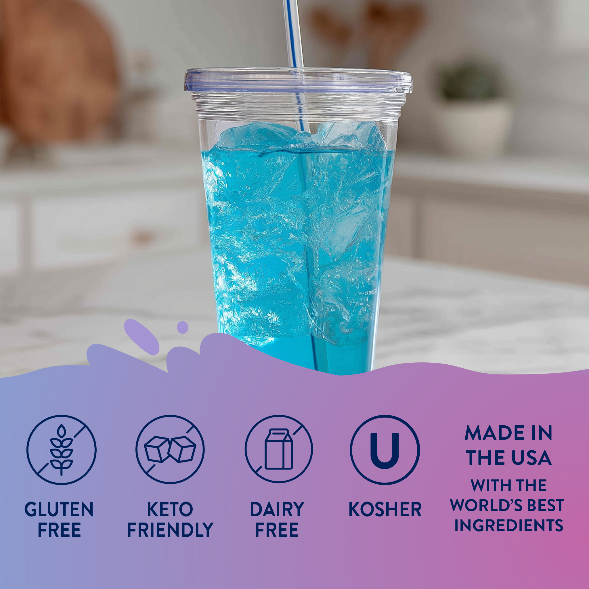 Sugar Free Mermaid Hydration Syrup with Electrolytes