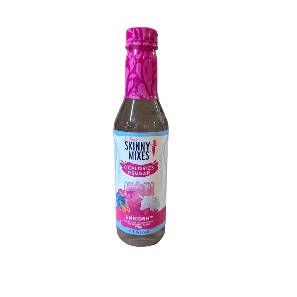 Jordan's Skinny Mixes Sugar-Free Unicorn Flavor Syrup, 375ml bottle