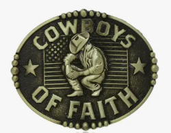 Cowboy of Faith Belt Buckle