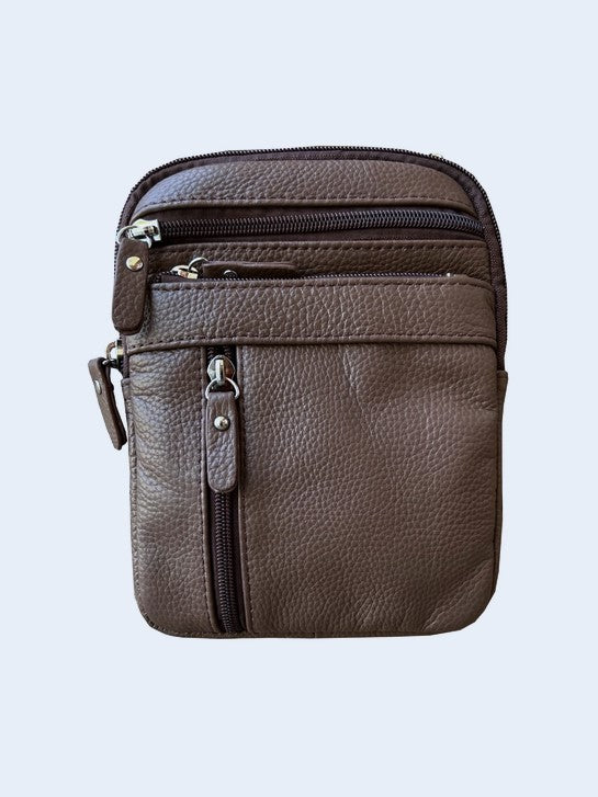 Genuine Cowhide Leather Crossbody Bag