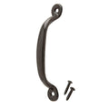 4-7/8 in. Black Light-Duty Steel Door Pull