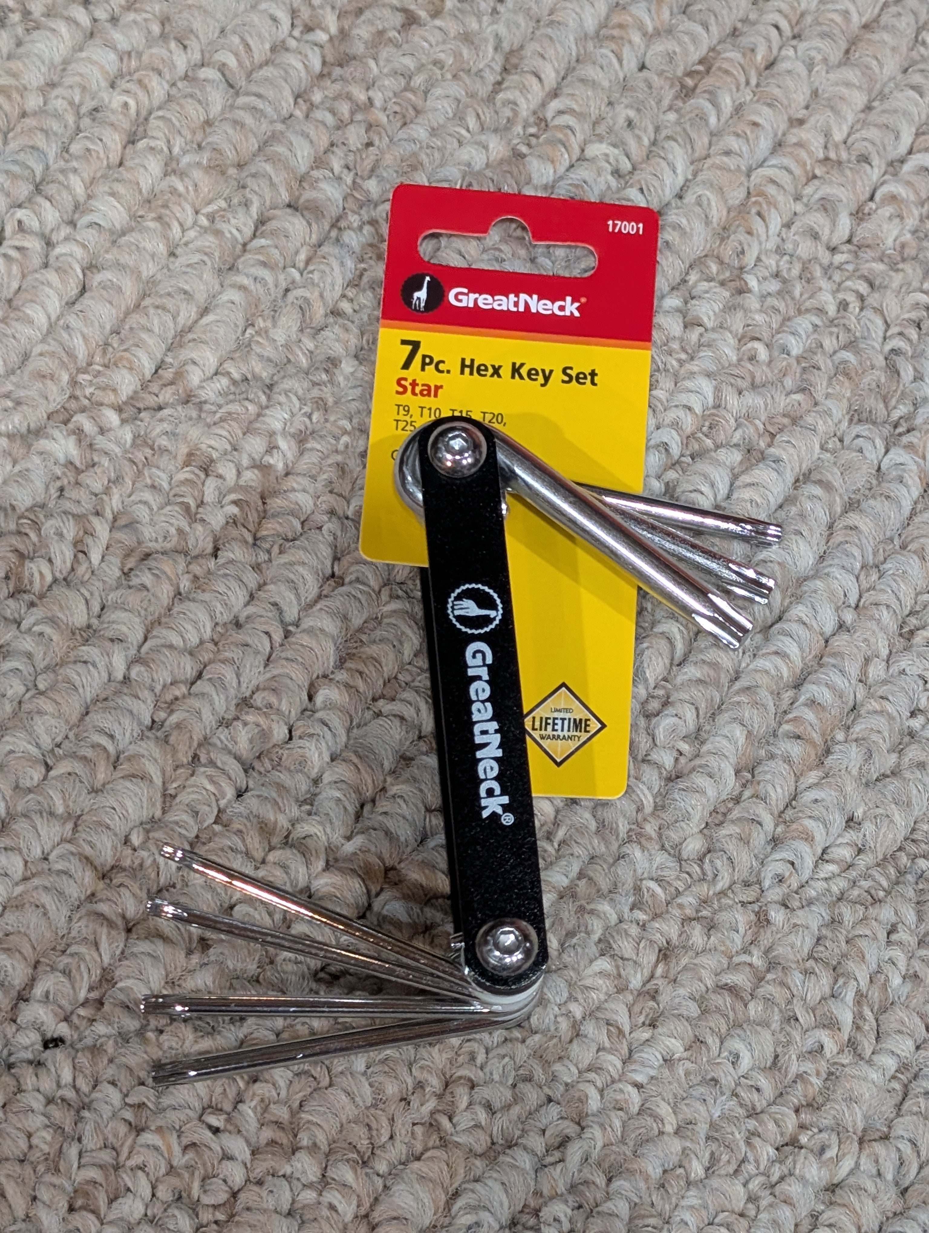 GreatNeck 7-Piece Star Hex Key Set – Ranch Mart