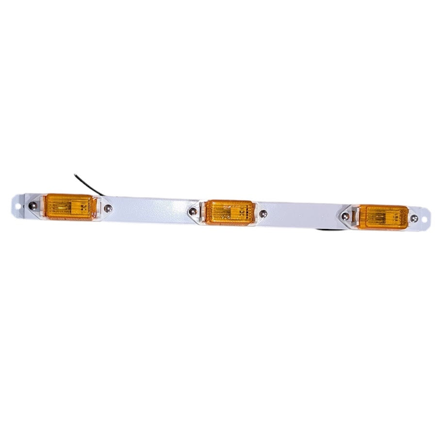 Hopkins 12V DC Submersible Amber Trailer Identification Light Bar (B3489A) with 3 Amber Lights