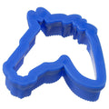 Blue poly horse head shaped curry