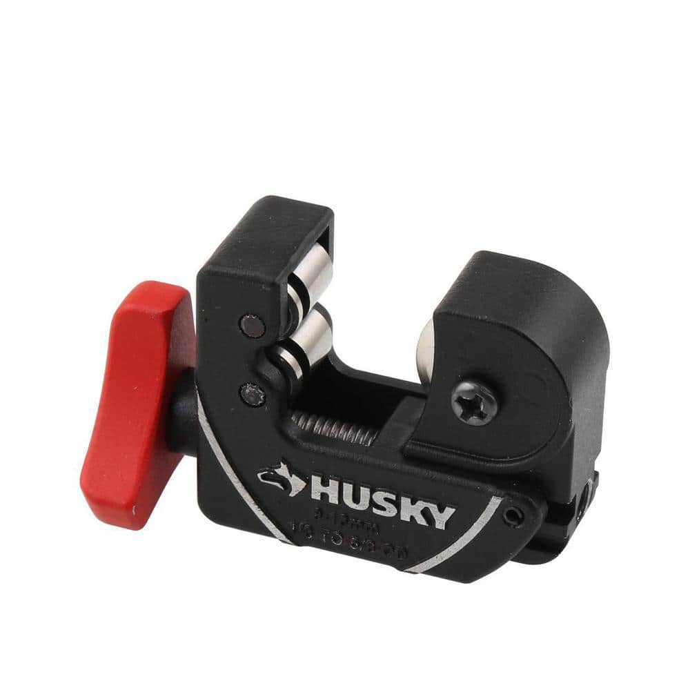 Husky pipe tube cutter with a white background