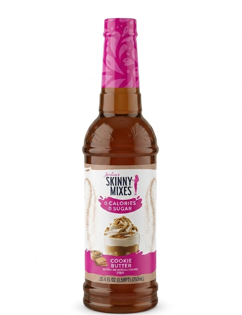 Jordan's Skinny Mixes Cookie Butter Syrup in a 750ml bottle