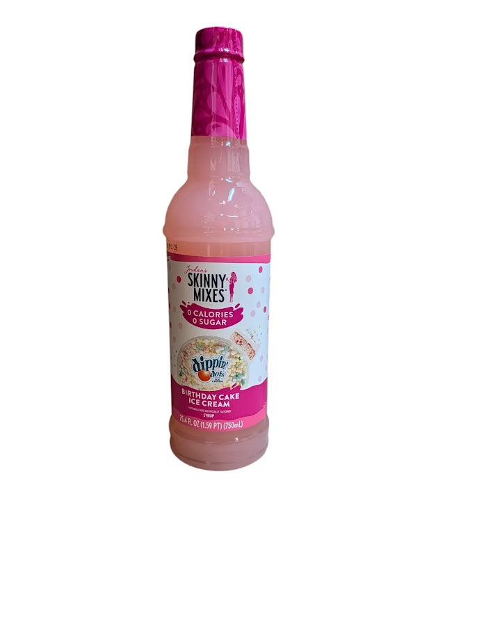 Dippin' Dots Birthday Cake Ice Cream Syrup - 750ml