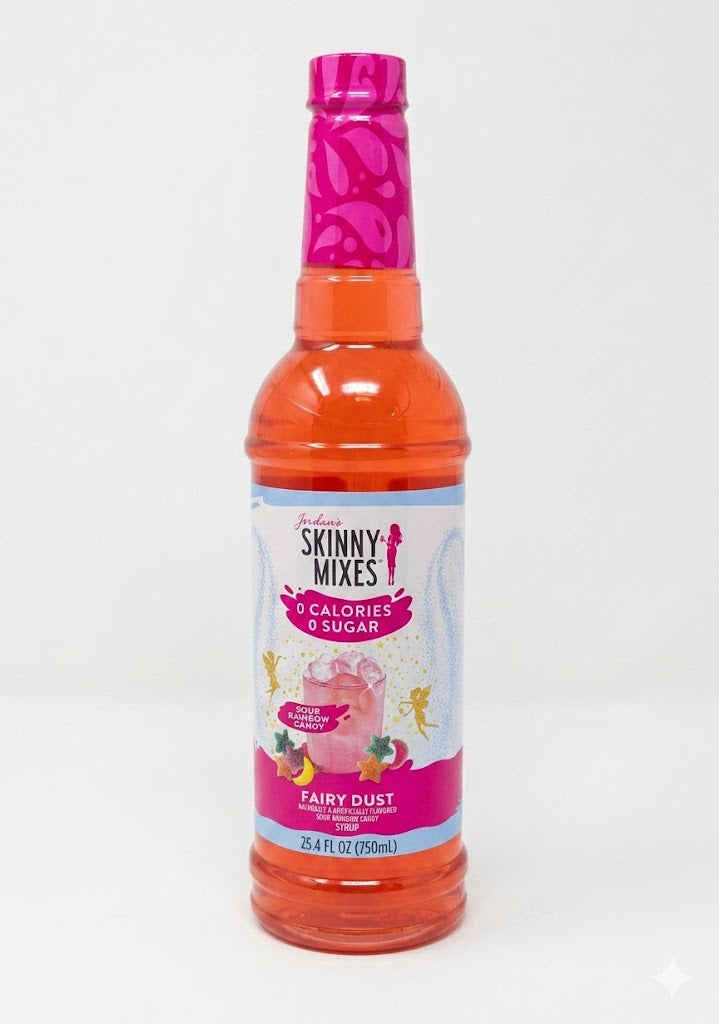 Jordan's Skinny Mixes Fairy Dust syrup in a bottle