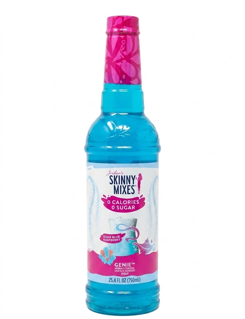 Jordan's Skinny Mixes Genie flavoring in a bottle