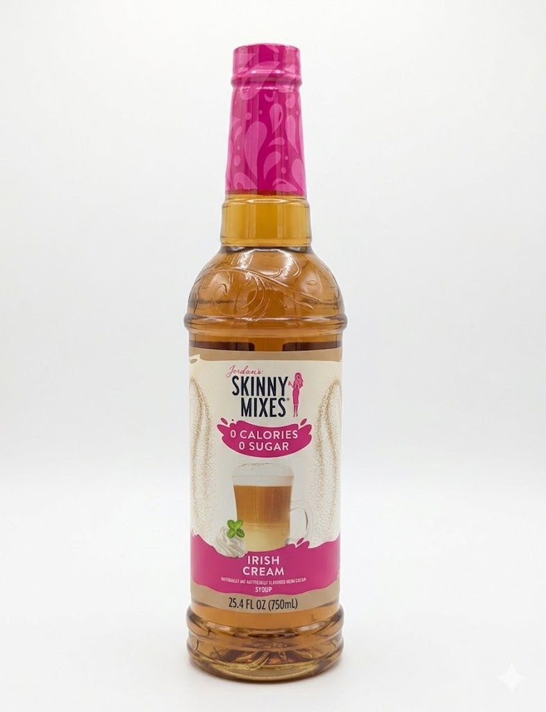Jordan's Skinny Mixes Irish Cream syrup in a bottle
