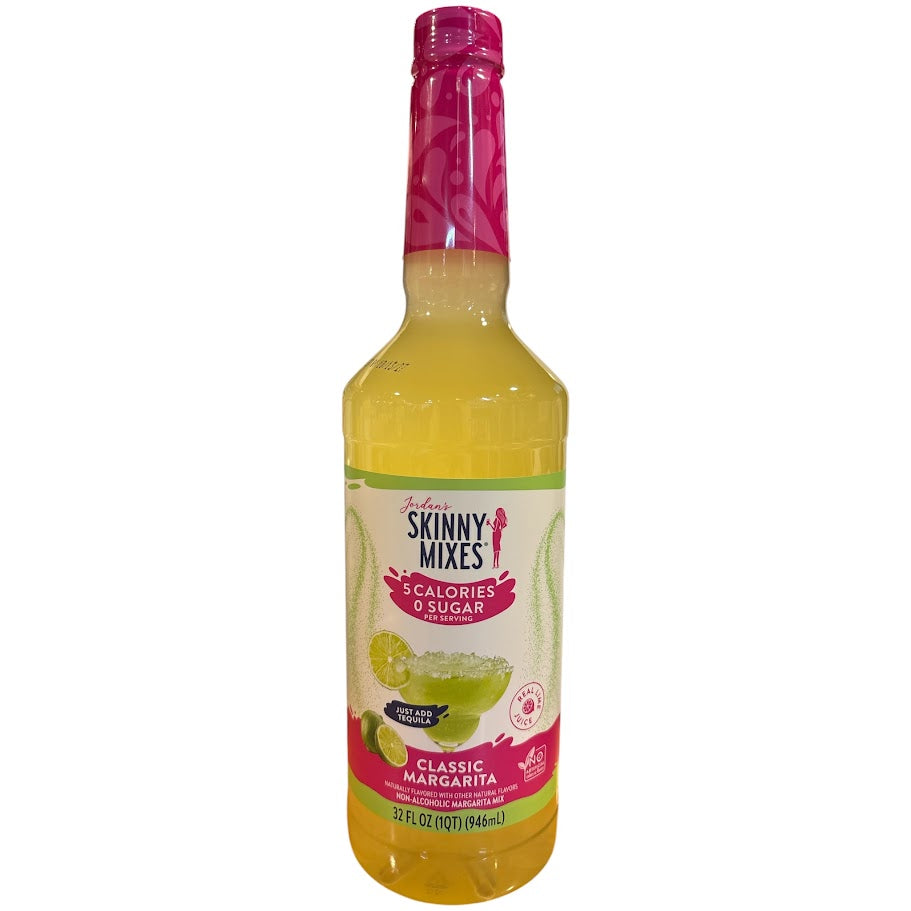 A Bottle 946ml  of Jordan's Skinny Mix Classic Margarita flavoring 