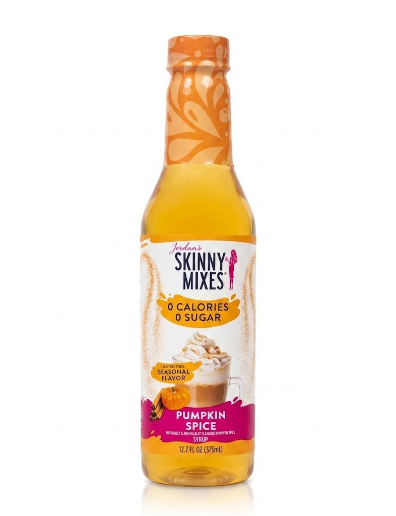 Jordan's Skinny Mixes Pumpkin Spice syrup in a 375ml bottle