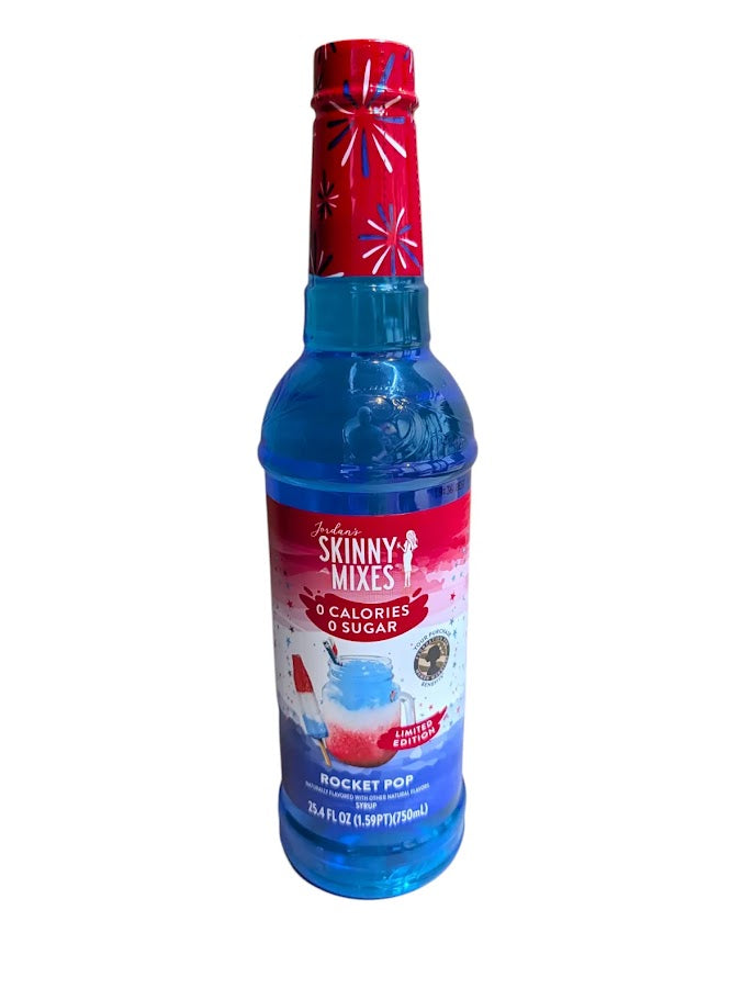 Jordan's Skinny Mix Rocket Pop Syrup in a 750ml bottle
