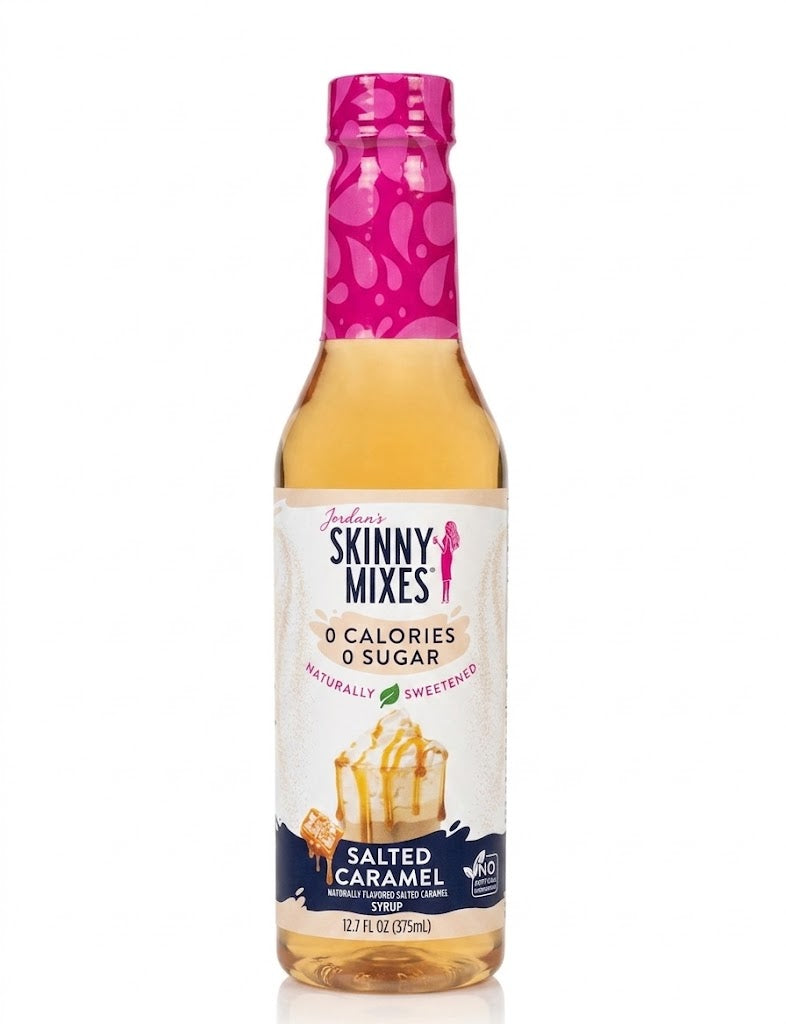 Jordan's Skinny Mixes Salted Caramel syrup in a 375ml bottle 