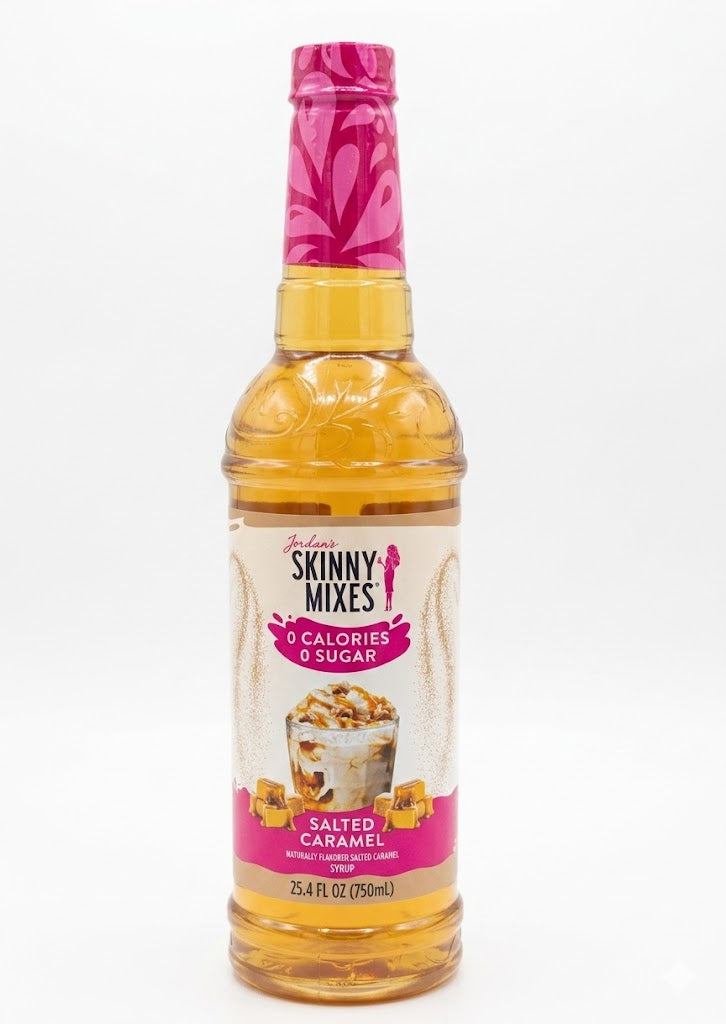 Jordan's Skinny Mixes Salted Caramel syrup in a 750ml bottle 