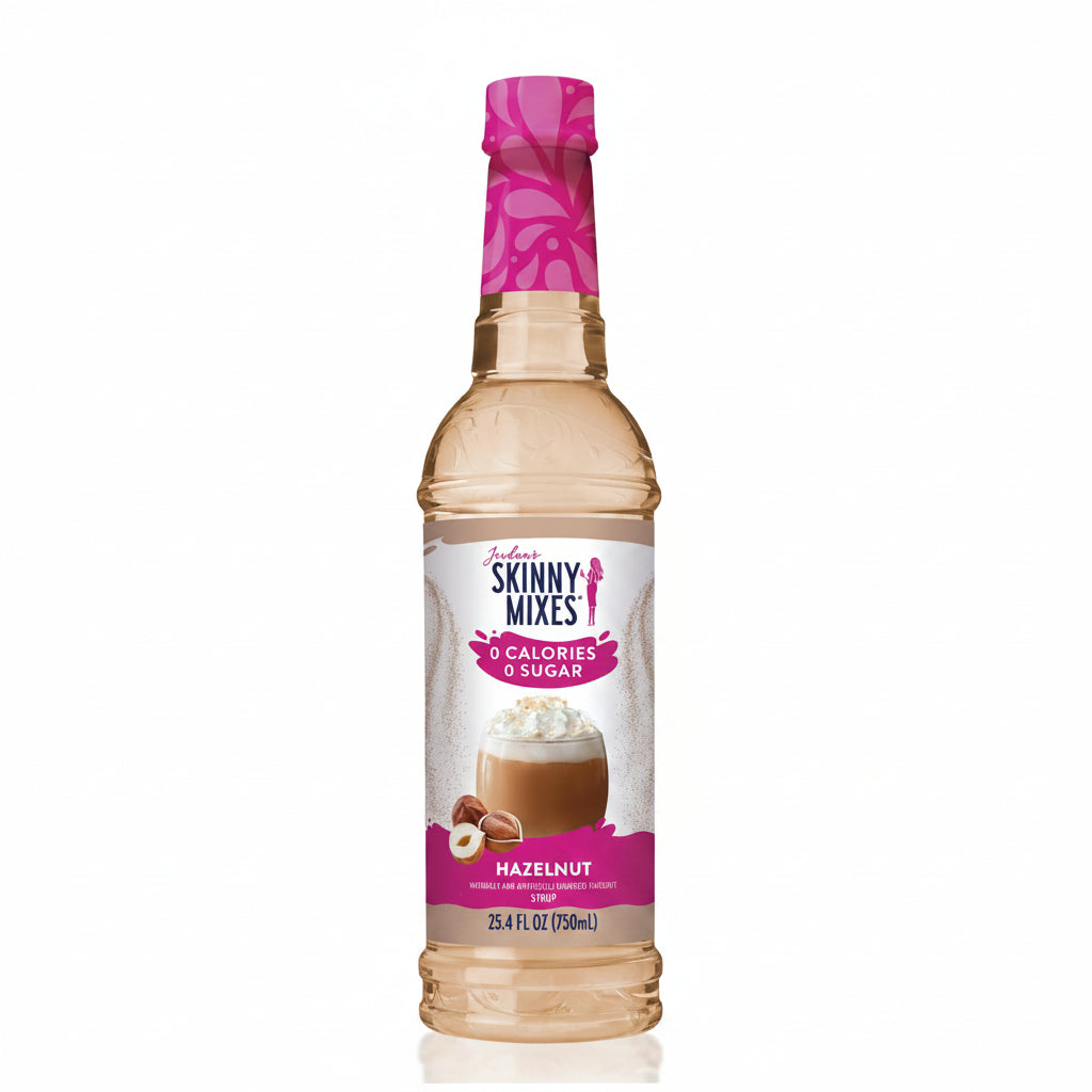Jordan's Skinny Syrups hazelnut syrup in a bottle
