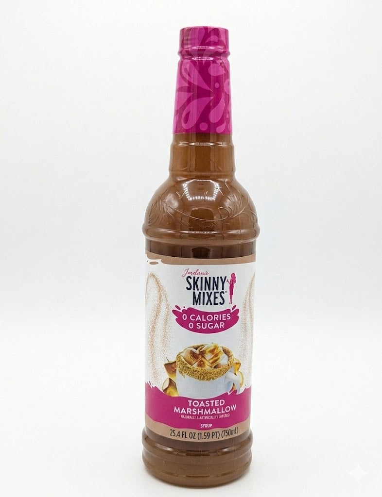 Jordan's Skinny Mixes Toasted Marshmallow syrup in a 750ml bottle
