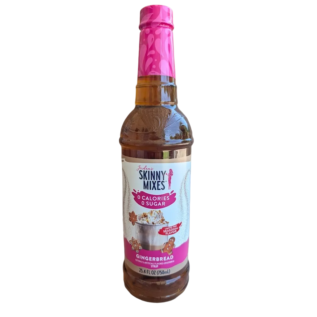 Jordan's Skinny Mixes Gingerbread  Syrup in a bottle